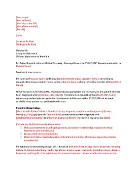 Letter of Medical Necessity 