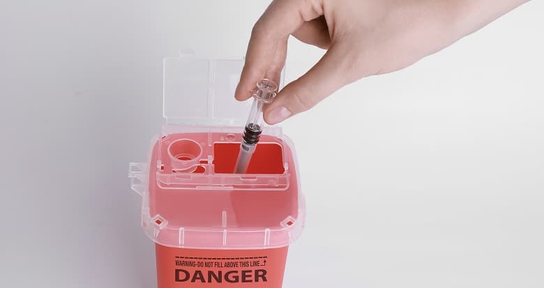 How to obtain a sharps container