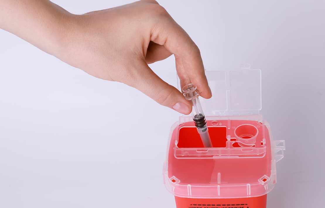 How to obtain a sharps container